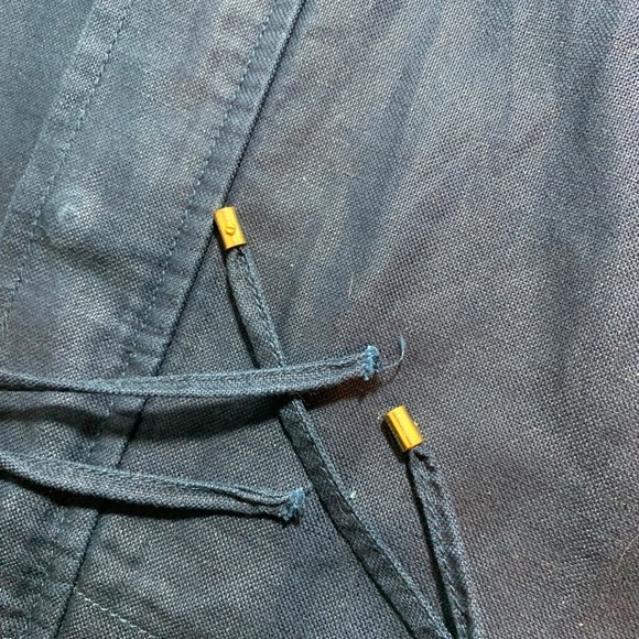 Lauren Ralph Lauren Linen Blend Hooded Canvas Jacket - Picture 4 of 7